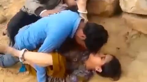 Indian Deshi Gang Rep Video. Bhabhi Is crying and Boy Are Fucking